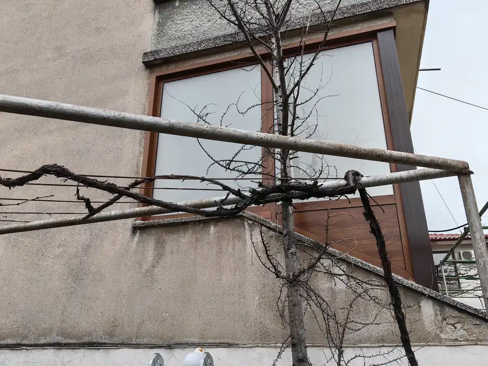 Ветропреграда, Обличане на колона, Оформяне с первази - снимка 13