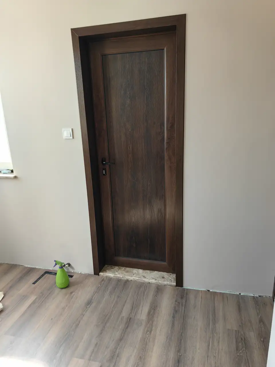 Вътрешна врата, Обръщане с первази - снимка 2