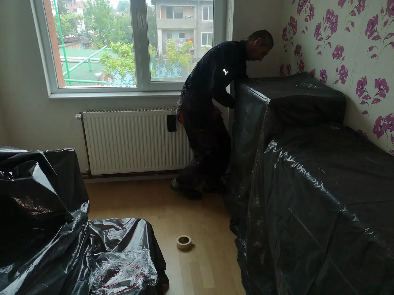 Смяна на дограма, Входна врата от Термоалуминий, Обръщане с первази, Троен ст-ет, ПВЦ Дистанционери - снимка 24