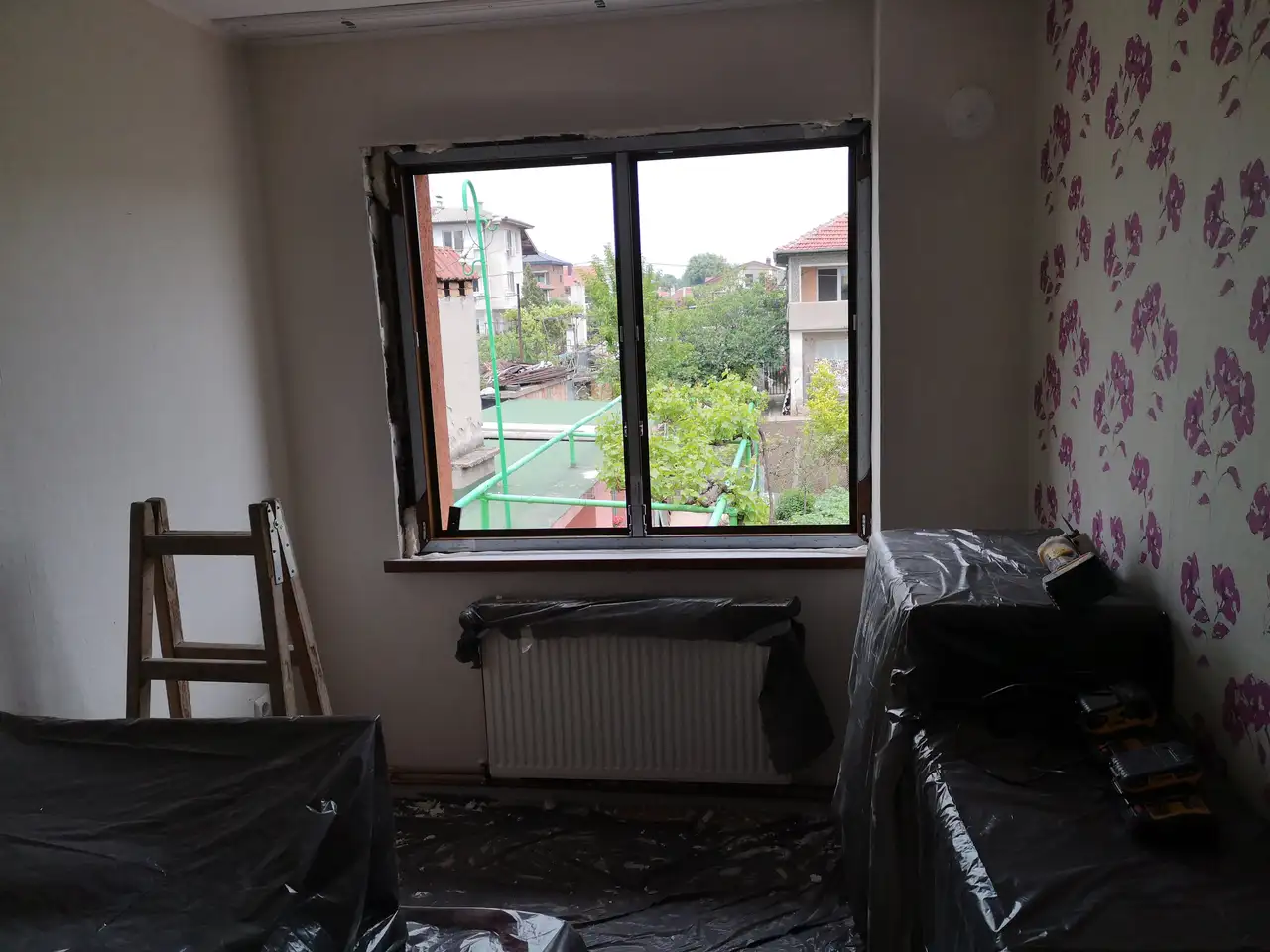 Смяна на дограма, Входна врата от Термоалуминий, Обръщане с первази, Троен ст-ет, ПВЦ Дистанционери - снимка 30
