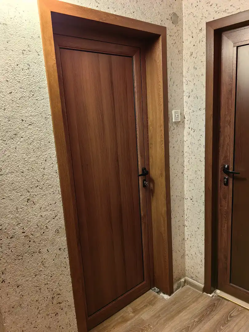 Подмяна вътрешни врати, Обръщане с первази - снимка 28